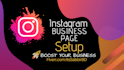 create instagram business page and post design