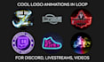 make transparent 3d GIF for discord pfp, twitch pfp, logo animation