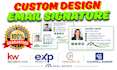 convert your custom email signature design to HTML