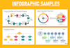 create eye catching, business flowcharts infographics