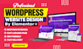 clone, copy, or duplicate any wordpress website using elementor pro