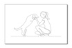 do illustration with continuous line art within 6 hour