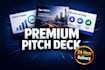 design a professional investor pitch deck and powerpoint presentation
