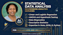 do linear, multiple, and logistic regression analysis using statistical tools