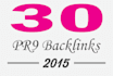 manually emanate 30 PR9 Backlinks from high authority domains