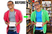 change images background, color correction, or color change