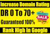 increase domain rating ahref dr upto 70 plus