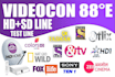 give you a videocon cccam and mgcam