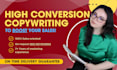 write ai free, high converting copy that boosts sales