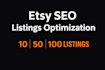 optimize your etsy listings SEO for more sales