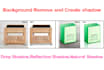 do background removal and create shadow,drop shadow,reflection shadow