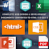 convert documents docs, xlsx, pptx, PDF, PSD to HTML5, css3