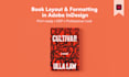 design clean book layout in indesign