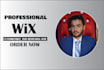 design wix website, customize wix site, wix store and velo
