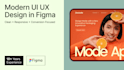 design modern website UI UX in figma for web or mobile apps