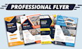 professional business flyer design one pager sales sheet marketing material