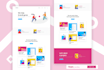 design and prototype a website or landing page in figma, xd