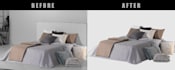 create transparent, white background or in an environment