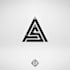 symbolic monogram initials text logo