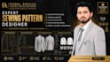 make professional sewing patterns with size grading and 3d using by the auto cad