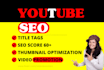 do best youtube videos SEO to increase ranking