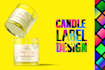 design osm candles label