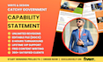 write and design catchy government capability statement