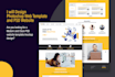 design photoshop web template and PSD website