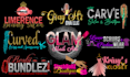 design classy glitter girly shiny feminine logo