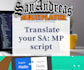 translate your samp server script to your preferred language