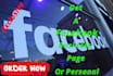 setup your facebook business or fan page