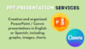 deliver an outstanding presentation in english or spanish