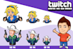 create twitch emotes and sub badges for you