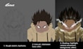 create a traditional 2d animation in anime style