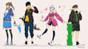 create anime style character design as your request