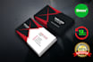 unique business card, letterhead, and envelop design