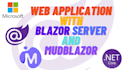develop front end with blazor server and mudblazor