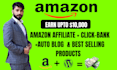 build amazon affiliate autopilot website with 12k top rated products