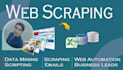 write dynamic scraping crawler script and dynamic data extracting script