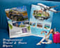 design  professional cruise party, travelling, tours flyer