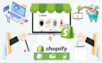 create shopify dropshipping store, website or single product store