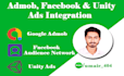 integrate admob, facebook, unity ads in your android studio apps