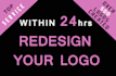 logo design and vector redesigning service