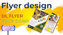 design custom advertising flyer, dl flyer, rack card