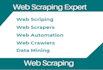 write web crawler,scraper and scraping script in python
