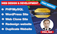 copy clone edit and customize the website, rebuild website, redesign website