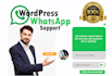 setup wordpress whatsapp support system