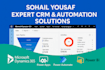 customize microsoft dynamics 365 CRM and d365 business central
