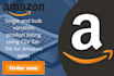 create or fix amazon listings or parent child variations listing