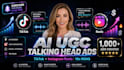 create high converting ai ugc talking head video ads for tiktok, meta and ig